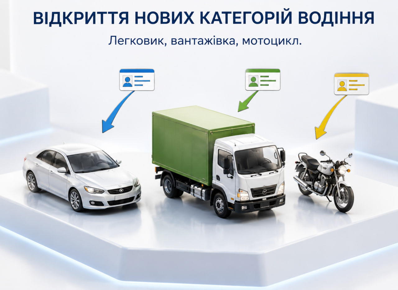 Відкриття нових категорій